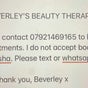 Beverley’s Beauty Therapies