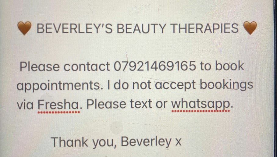 Beverley’s Beauty Therapies afbeelding 1