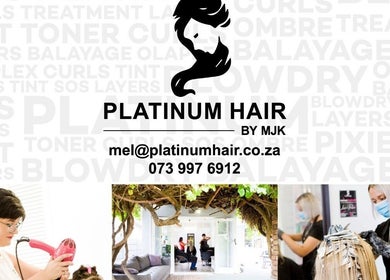 Inside look at Platinum Hair Plumstead salon in Cape Town, Western Cape, ZA with stylists at work.