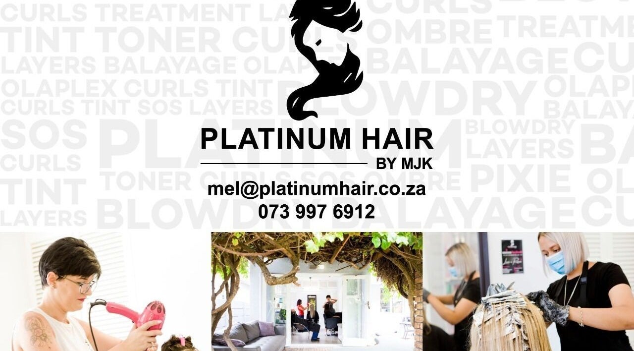 Inside look at Platinum Hair Plumstead salon in Cape Town, Western Cape, ZA with stylists at work.