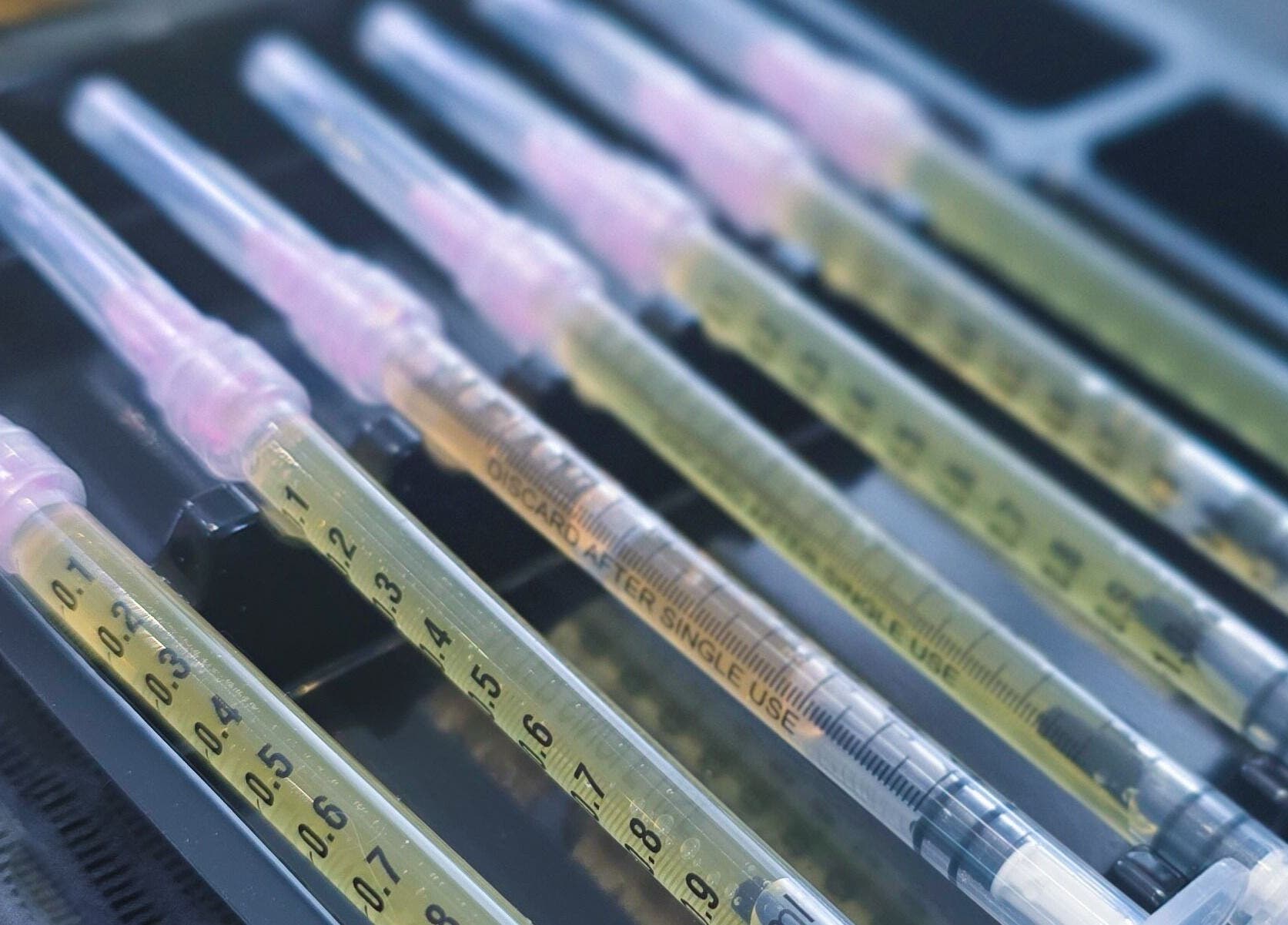 Sterile beauty syringes at RD Nails & Beauty Clinic in Peterborough, Cambridgeshire, GB, for precise skincare.