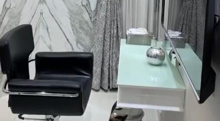 Chic styling chair and mirror at Marcel Beauty Salon & Spa, Salmiya, Hawalli Governorate, KW.