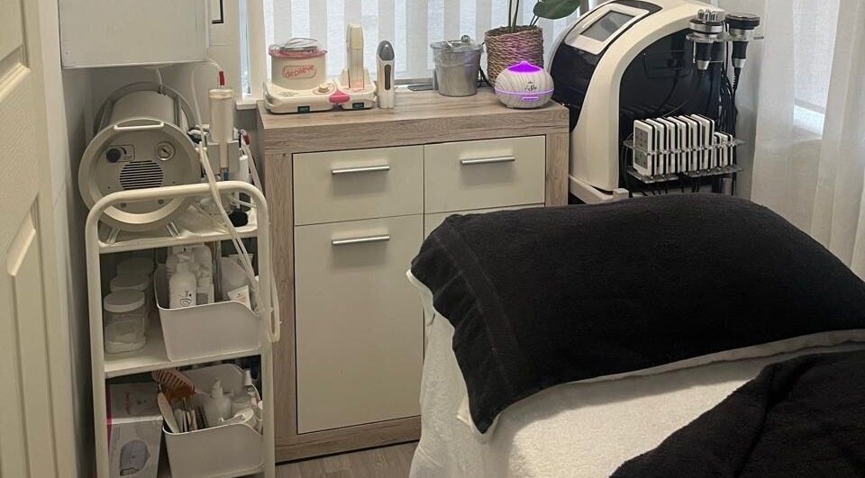 Cozy treatment room at Chelle Aesthetic & Beauty Specialist in Cape Town, Western Cape, ZA.
