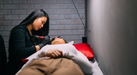 Aesthetician performing treatment at Miss Mai Artistry and Co, Mount Evelyn, Victoria, AU.