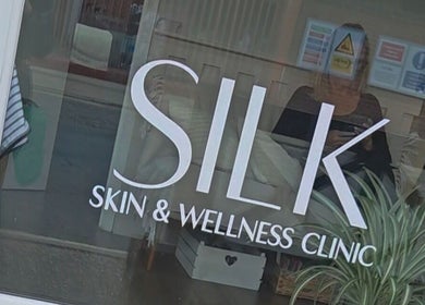 Silk Skin & Wellness Clinic entrance showcasing welcoming decor in Hoveton, England, GB.