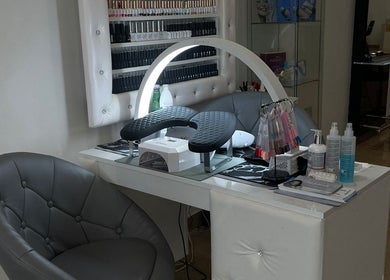 Nail station at Body&Soul at Brash, Wexford, County Wexford, IE featuring manicure equipment.