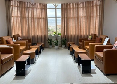 Relaxing pedicure area at La Poupee Beauty Center - Al Ain مركز لابوبيه للتجميل - فرع, العين, أبو ظبي, AE.