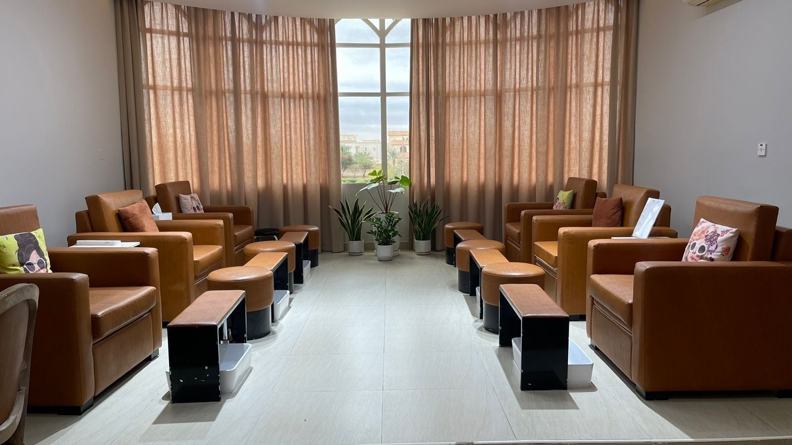 Relaxing pedicure area at La Poupee Beauty Center - Al Ain مركز لابوبيه للتجميل - فرع, العين, أبو ظبي, AE.