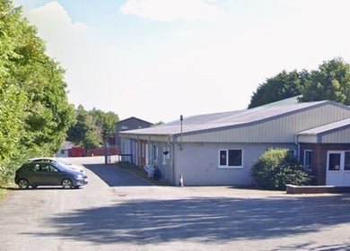 Exterior of Serenity Beauty and Skincare Salon Ltd in Llangefni, North Wales, GB on a sunny day.