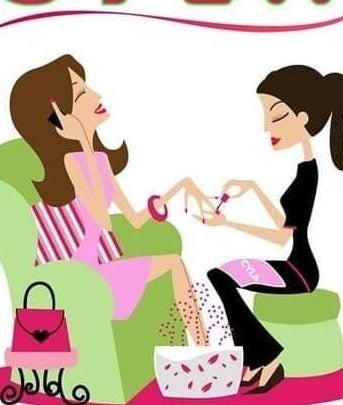 Artistic illustration of a manicure service at Cyla Beauty Lounge - Escaño, Dumaguete, Central Visayas, PH.