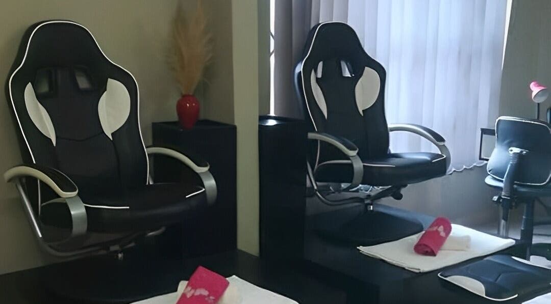 Comfortable beauty chairs at TA's Beauty Lounge, Midrand, Gauteng, ZA, perfect for relaxation treatments.
