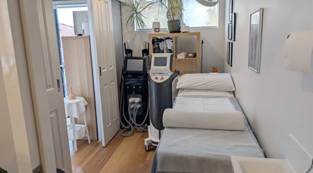 Treatment room at Contour Studio Perth, located in Yokine, Western Australia, AU with modern equipment and decor.