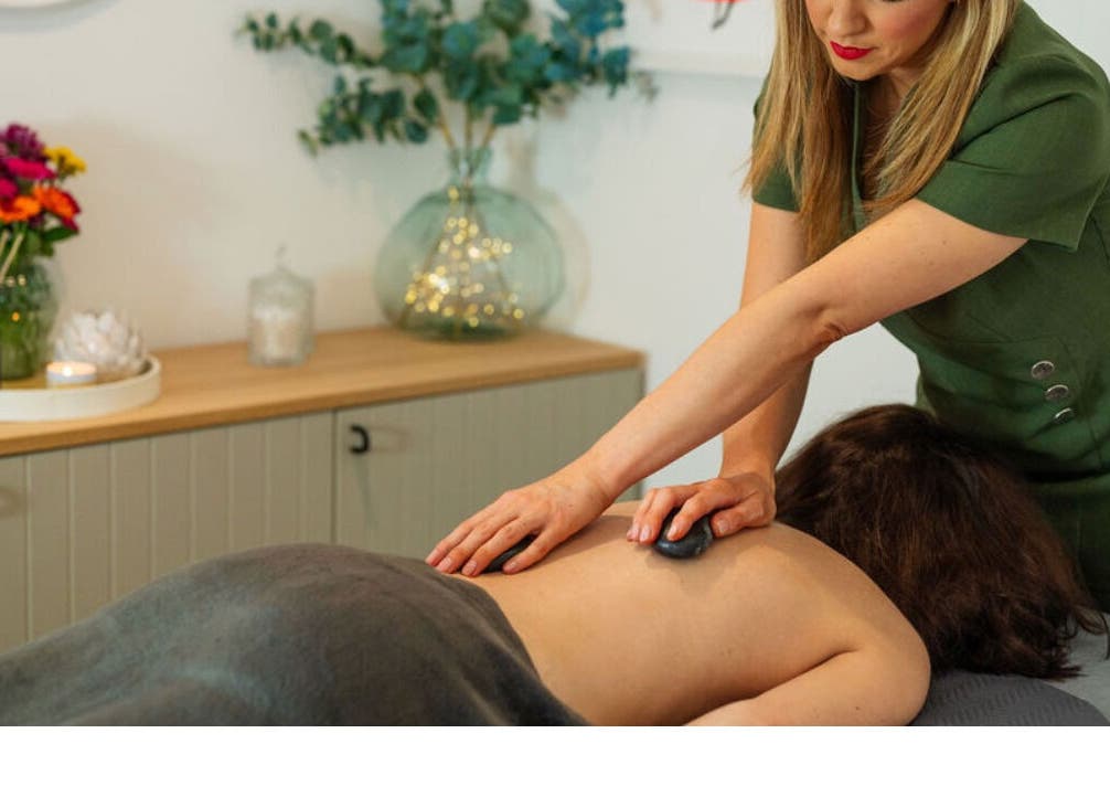 Relaxing massage therapy at Practically Perfect in Every Way, Tewin, England, GB, enhancing wellness and tranquility.