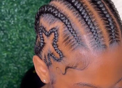 Intricate braids design at Innovative Salon | Hair & Beauty in London, England, GB.