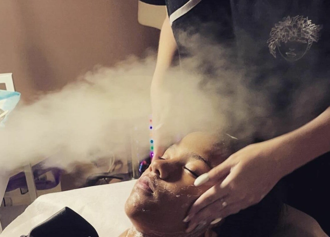 Relaxing facial steam treatment at Kalgoorlie Beauty, Kalgoorlie, Western Australia, AU, enhancing skin wellness.