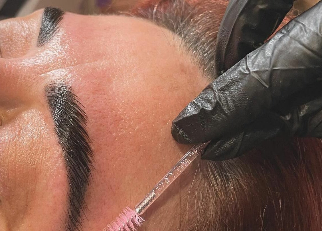 Eyebrow styling at Kalgoorlie Beauty, Kalgoorlie, Western Australia, AU using precise technique.