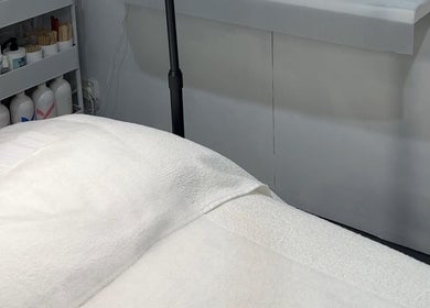 Spa bed setup at Bella Perfection Salon, Eglinton, Western Australia, AU.