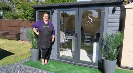 Outdoor view of Sara Eaves Beauty studio in Southend-on-Sea, England, showcasing welcoming entrance.