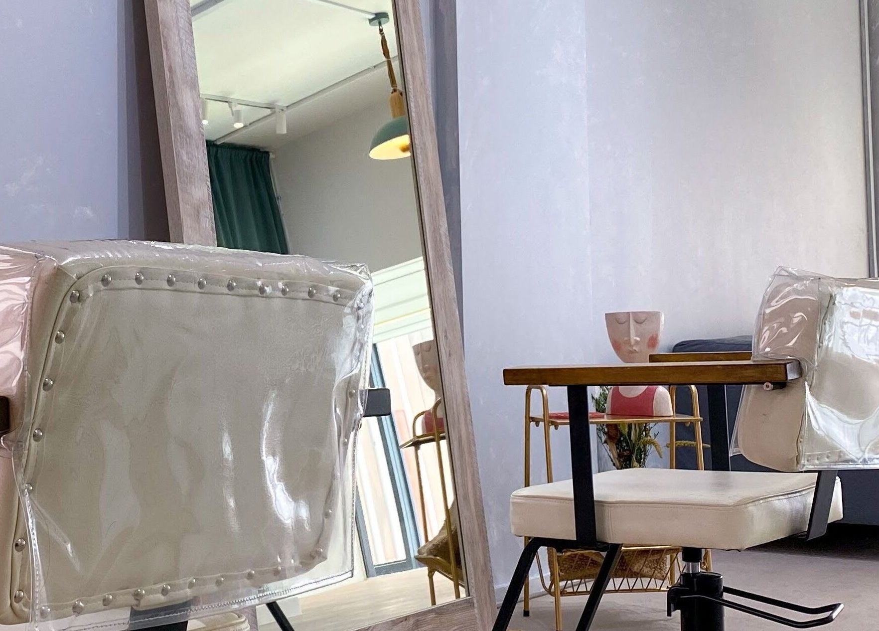 Modern salon chair in stylish decor at Dogether, Singapore, Singapore, SG.