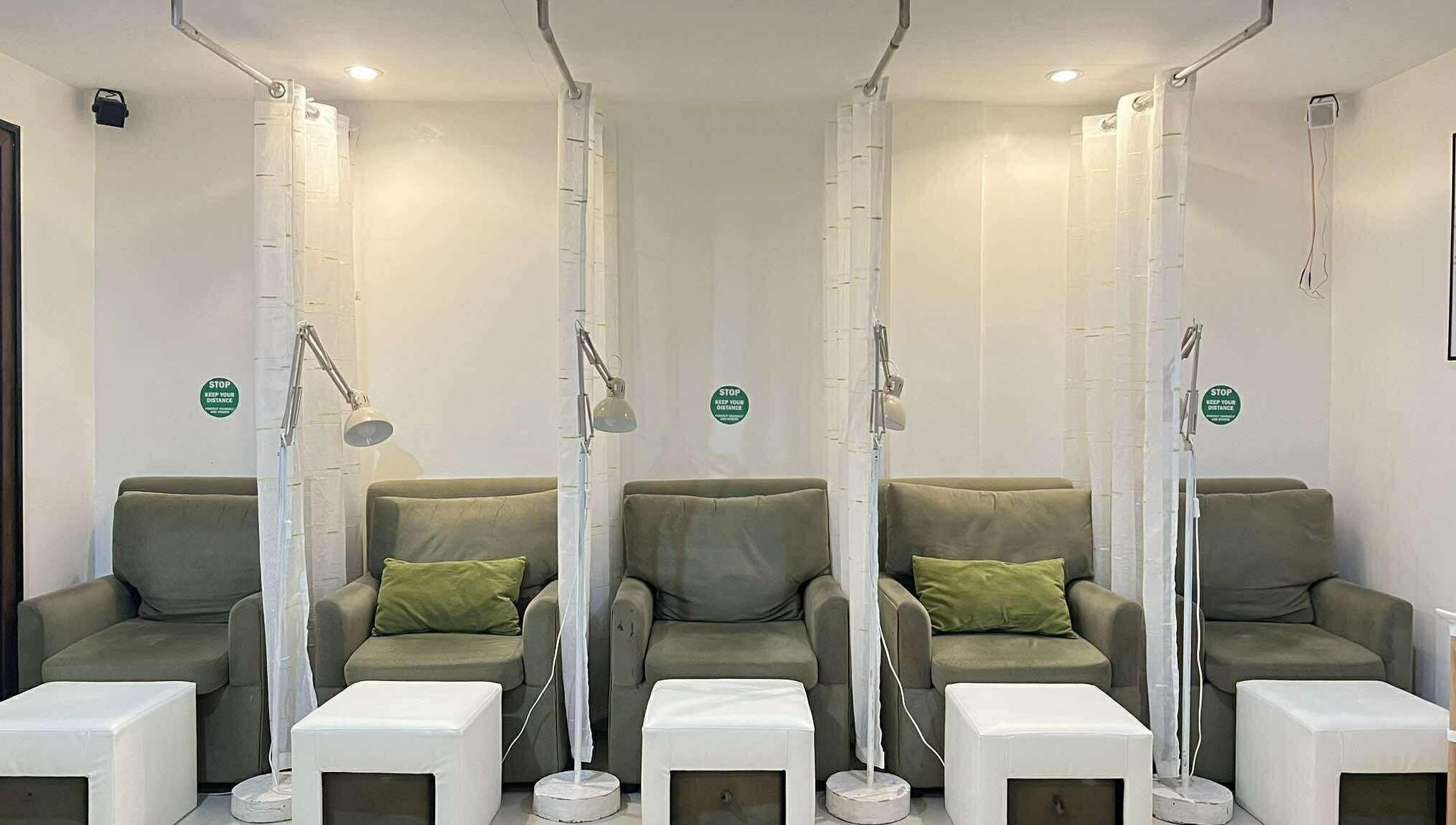 Comfortable seating arrangement at Yuan Spa, City of Balanga, Central Luzon, PH offering relaxation.