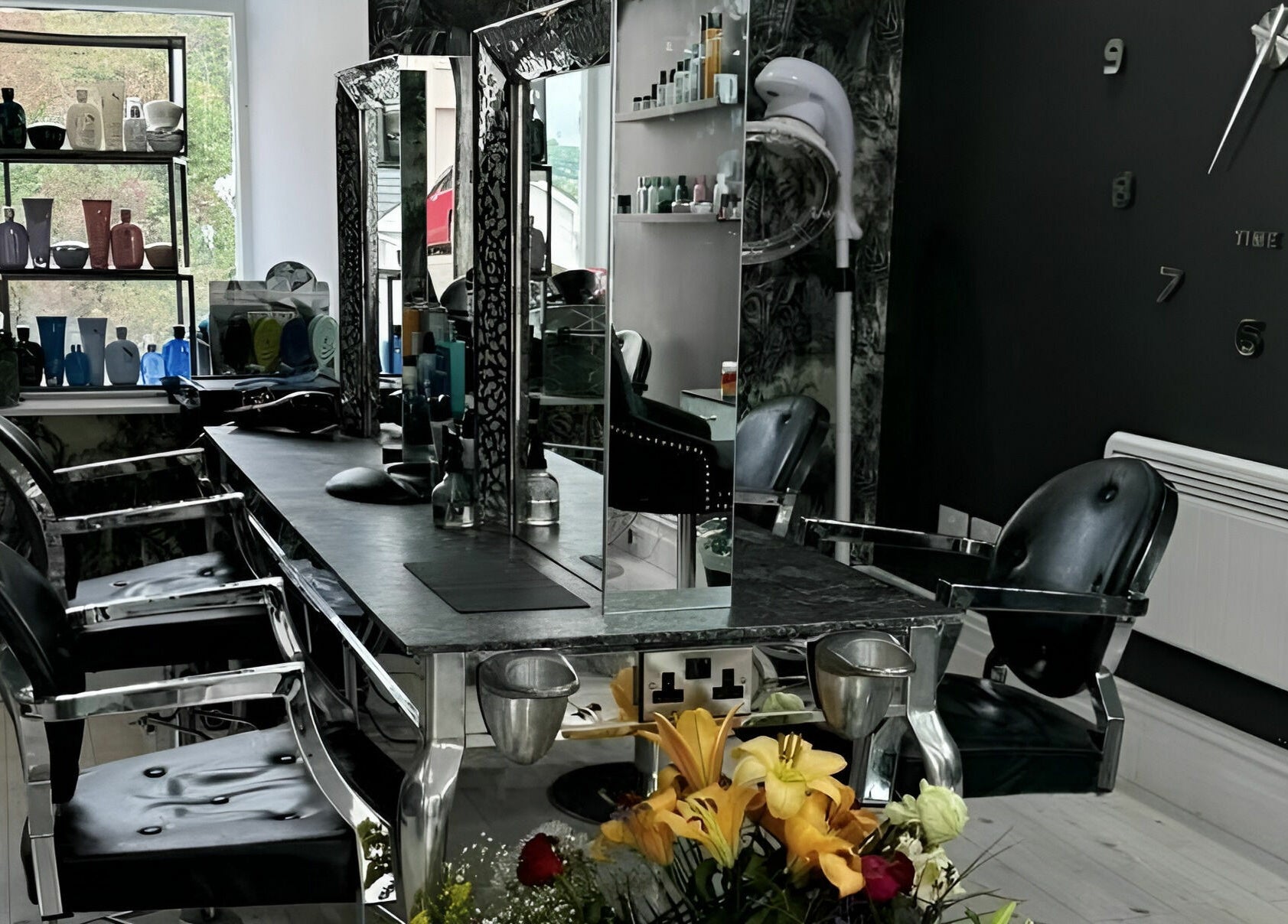 Stylish salon at Shhh by Maggie Bailieboro in County Cavan, County Cavan, IE, showcasing modern chairs and decor.