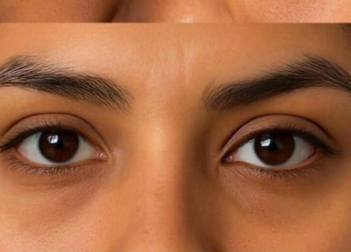 Close-up of perfectly shaped eyebrows at Beauty Style Rbs Camouflage, Toronto, Ontario, CA.