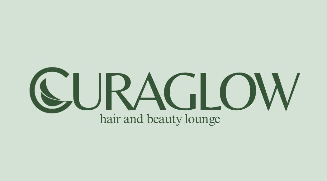 Logo van CuraGlow hair and beauty lounge, gevestigd in Wevelgem, Vlaanderen, BE.