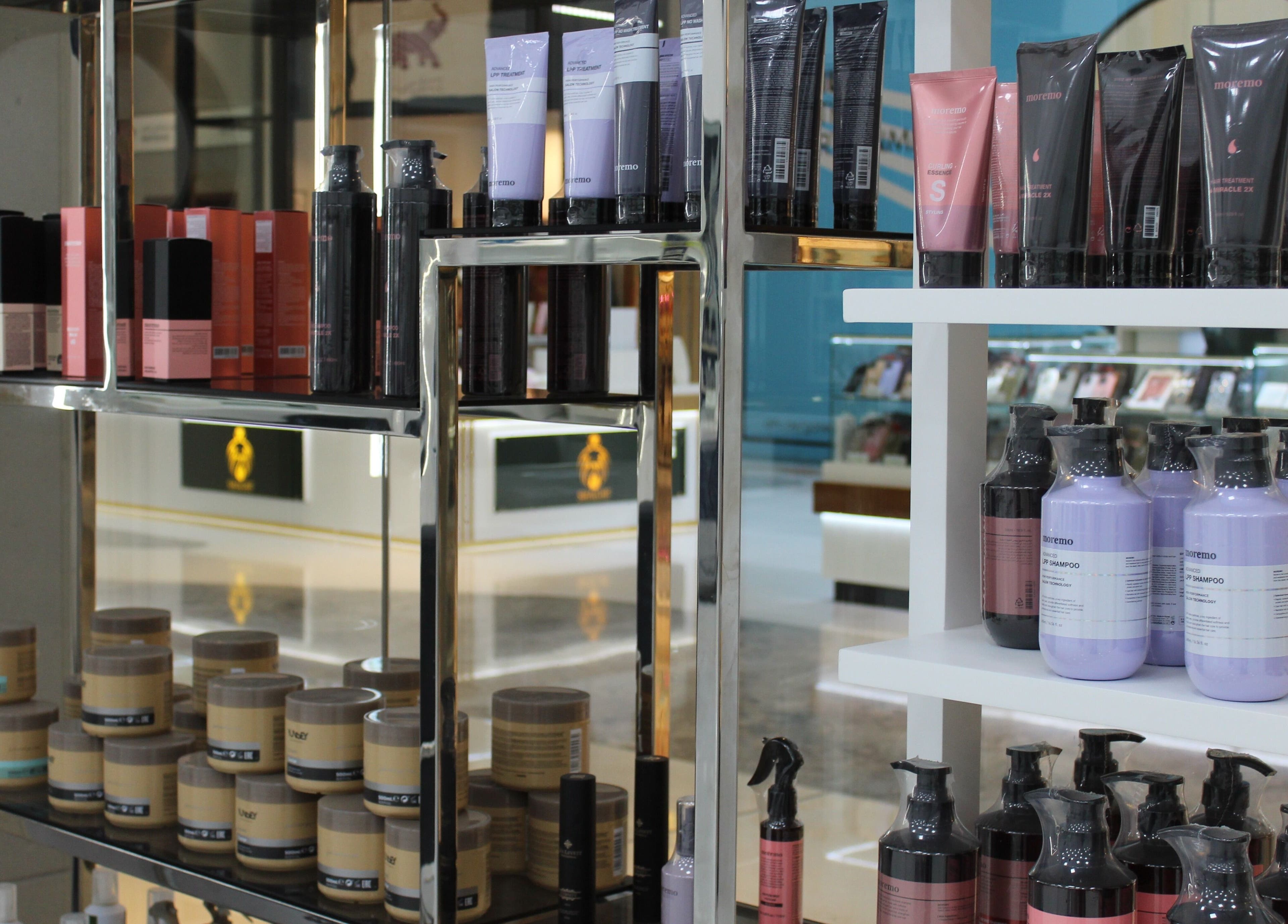 Premium hair care products displayed at Hair Creators Gate Avenue, Dubai, Dubai, AE.