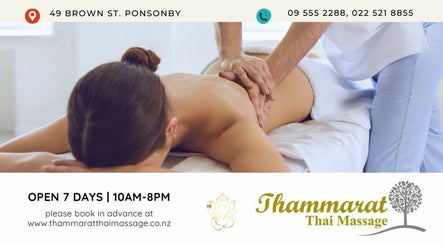 Thammarat Thai Massage in Ponsonby