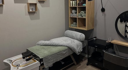 Relaxing therapy room at Unique Creations for Hair, Australind, Western Australia, AU.