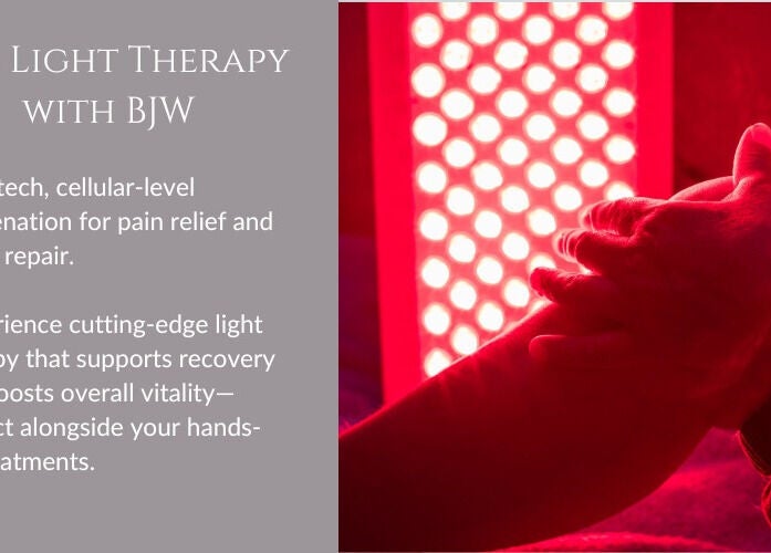 Red light therapy session at Bee's Journey Wellness (Bracknell), Bracknell, England, GB for rejuvenation.