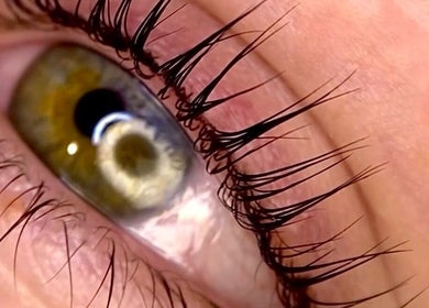 Close-up of beautifully styled lashes at Get.Foxxed - BERKELEY, Berkeley, New South Wales, AU.