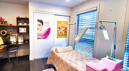 Bright and serene treatment room at Lisa Marie's Beauty Room in Melbourne, Victoria, AU.