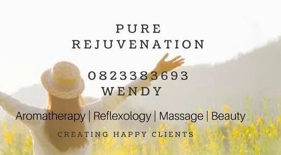 Pure Rejuvenation - Glenwood Durban contact info with aromatherapy and reflexology services in Durban, ZA.