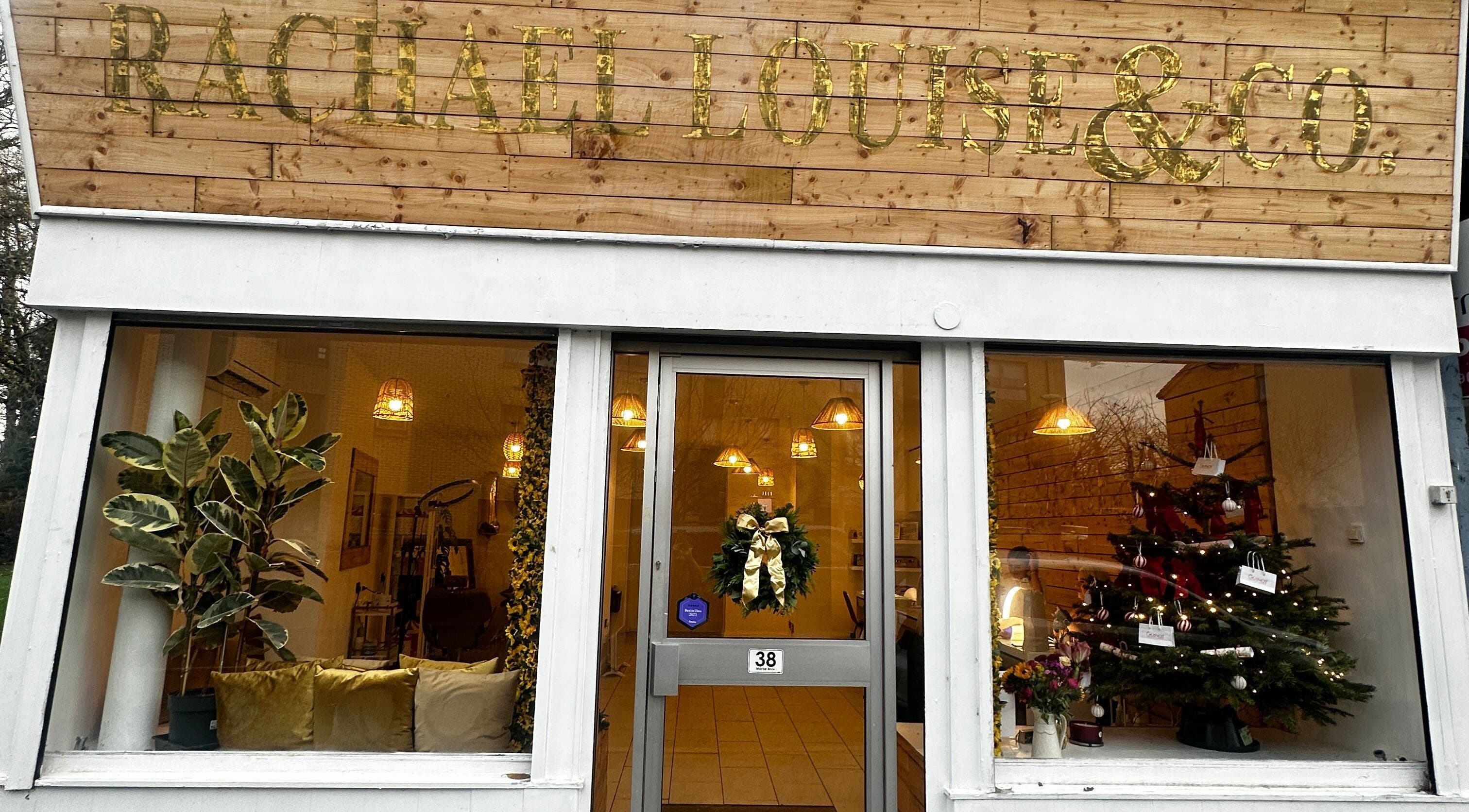 Exterior view of Rachael Louise & Co, Glasgow, Scotland, GB, featuring elegant decor and inviting ambiance.