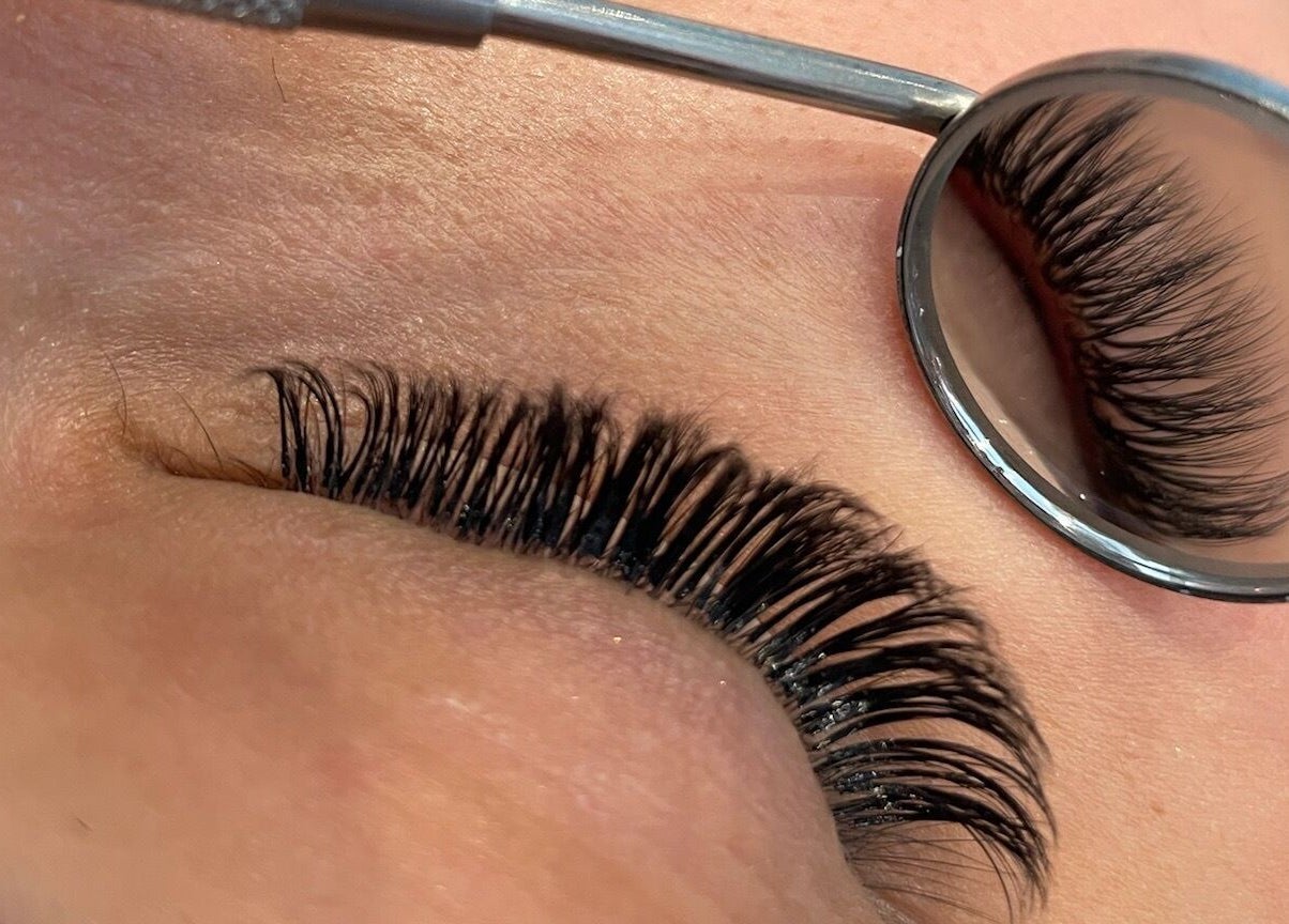 Close-up of eyelash extensions at Blink & Wink, Janabiyah, Al-Muḥāfaẓat aš-Šamālīyah, BH.