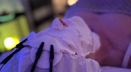 Relaxing body wrap treatment at Samantha Joyce Beauty, Basingstoke, England, GB in a serene setting.