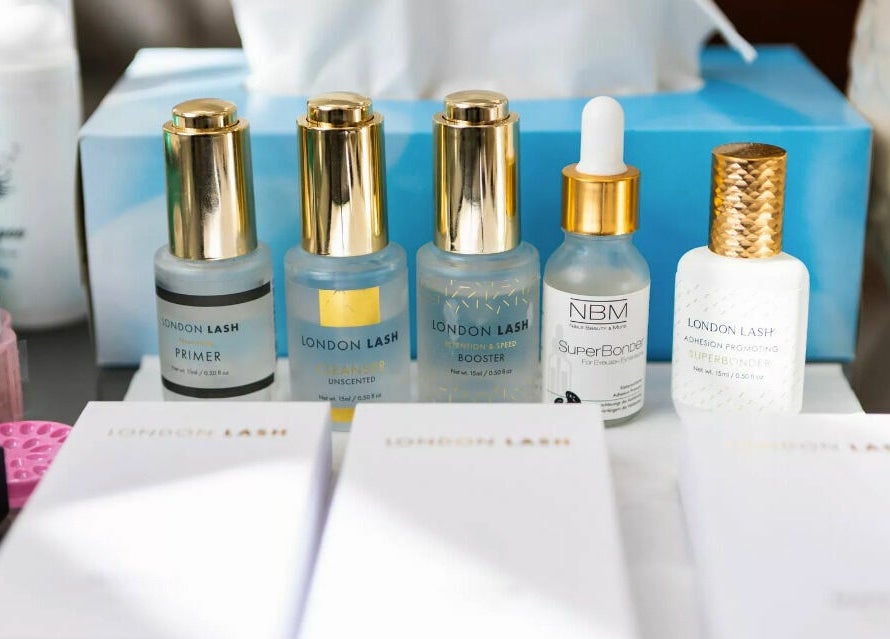 Lash products at Lashes In Style, London, England, GB showcasing premium beauty essentials.