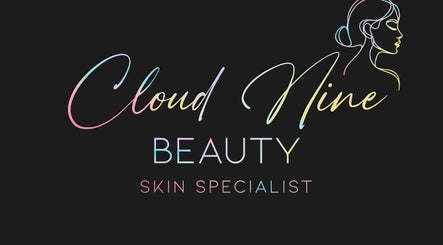 Cloud Nine Beauty logo with colorful text and outline of woman, Falkirk, Scotland, GB.