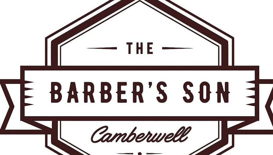 The Barbers Son Camberwell logo, Melbourne, Victoria, AU, showcasing vintage style.