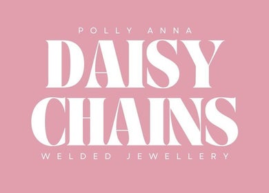 Daisy Chains logo on pink background, located in Willoughby, England, GB.