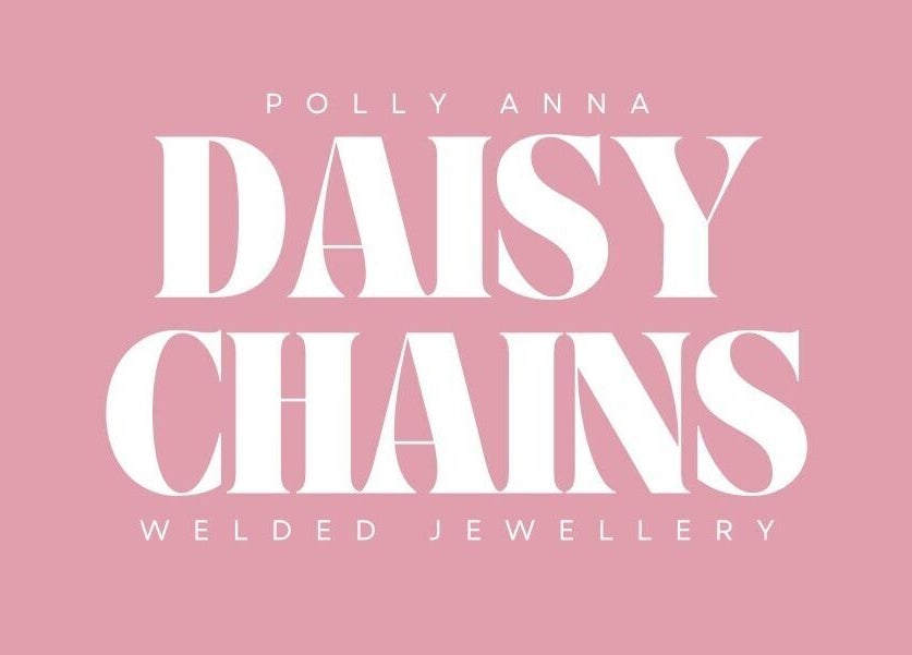 Daisy Chains logo on pink background, located in Willoughby, England, GB.