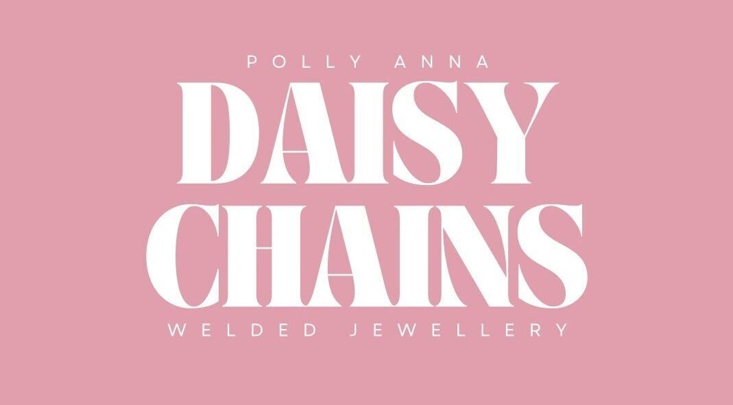 Daisy Chains logo on pink background, located in Willoughby, England, GB.
