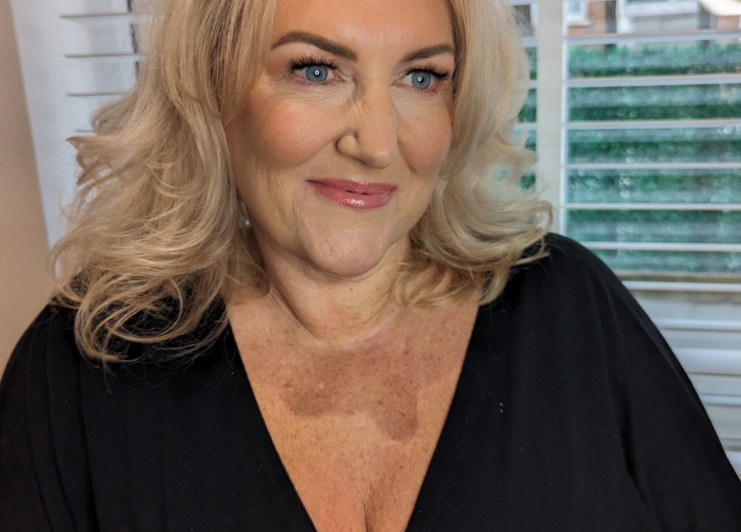 Elegant woman enjoying makeup session at Makeup and Glow by Fran, Daybrook, England, GB.