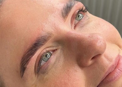 Perfectly shaped eyebrows at Brows By LC, Edinburgh, Scotland, GB showcasing beauty services.