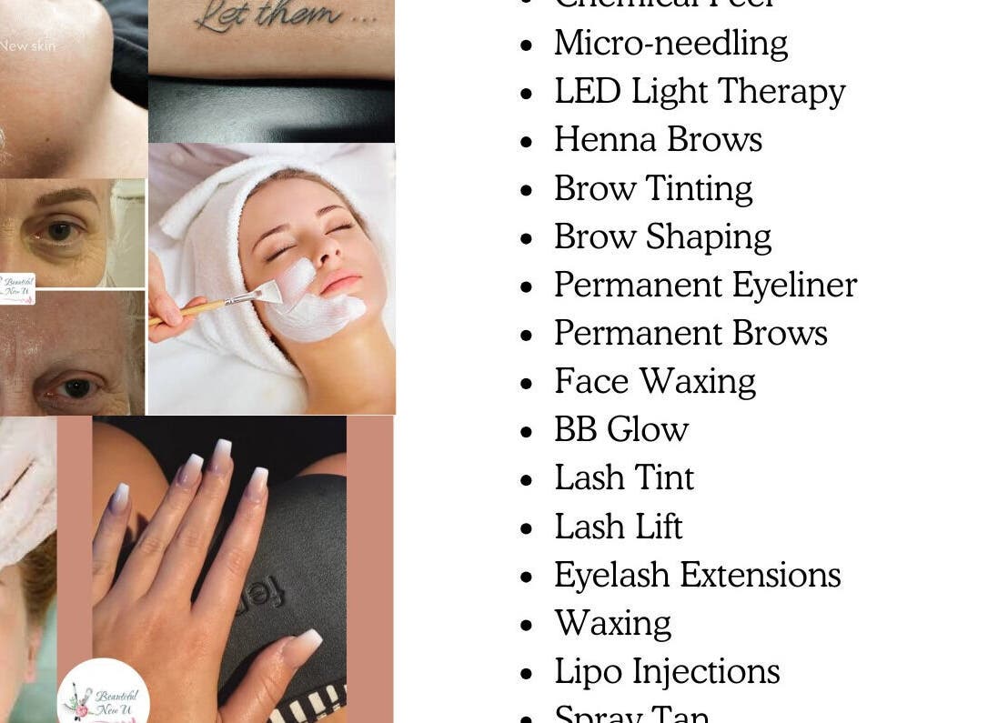 Discover rejuvenating beauty services at Beautiful New U, Boksburg, Gauteng, ZA. Facials, nails, and skin care.