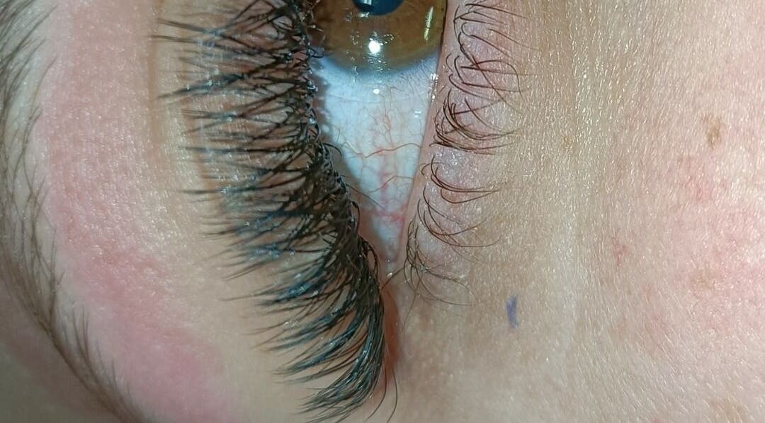 Close-up of professionally done lashes at Beautiful New U, Boksburg, Gauteng, ZA highlighting precision.