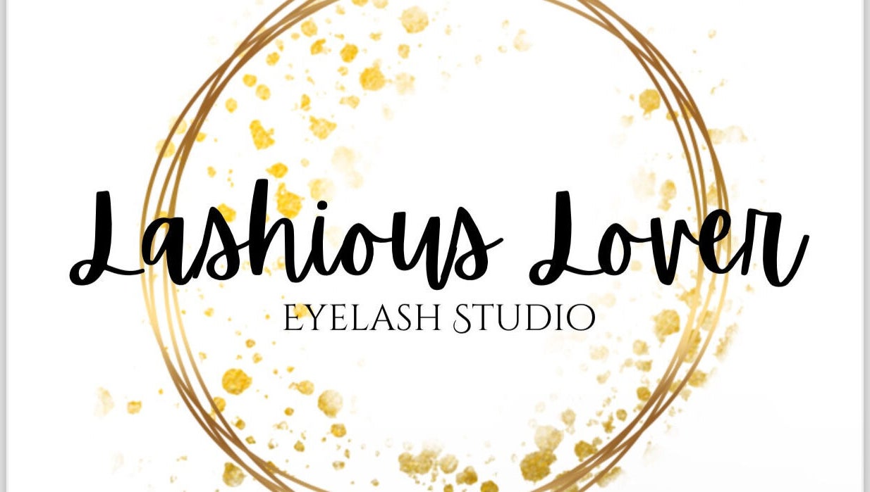 Lashious Lover by Anna ~ Marrickville logo with golden accents, South Granville, New South Wales, AU.