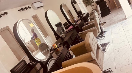 Sophisticated salon mirrors and chairs at Ignite Beauty and Luxury Salon, Lagos, Lagos, NG.