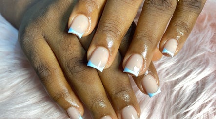 Stylish manicured nails at Ignite Beauty and Luxury Salon, Lagos, Lagos, NG, showcasing delicate design.